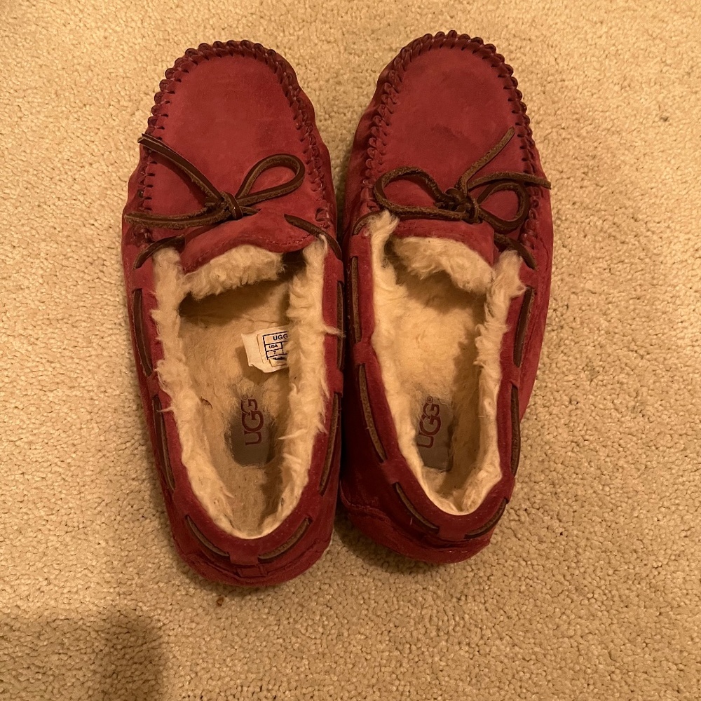 Women Magenta Ugg Slippers
